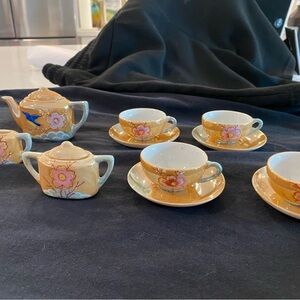 Miniature vintage Luster Tea Set made in Japan
